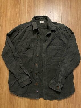 Faherty  Button-Up Shirt in Dark Gray